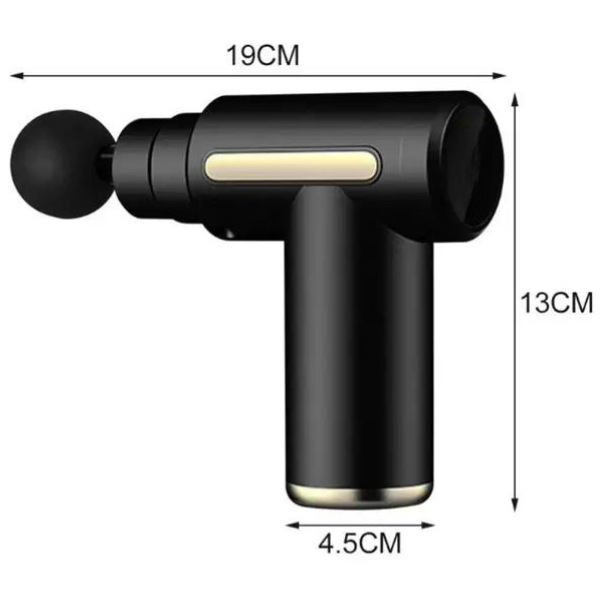 Pistola Massageadora KH-525 | 20 Níveis, 3h de Uso