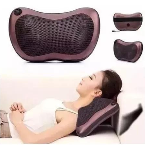 Travesseiro Massageador Elétrico | Pescoço e Lombar