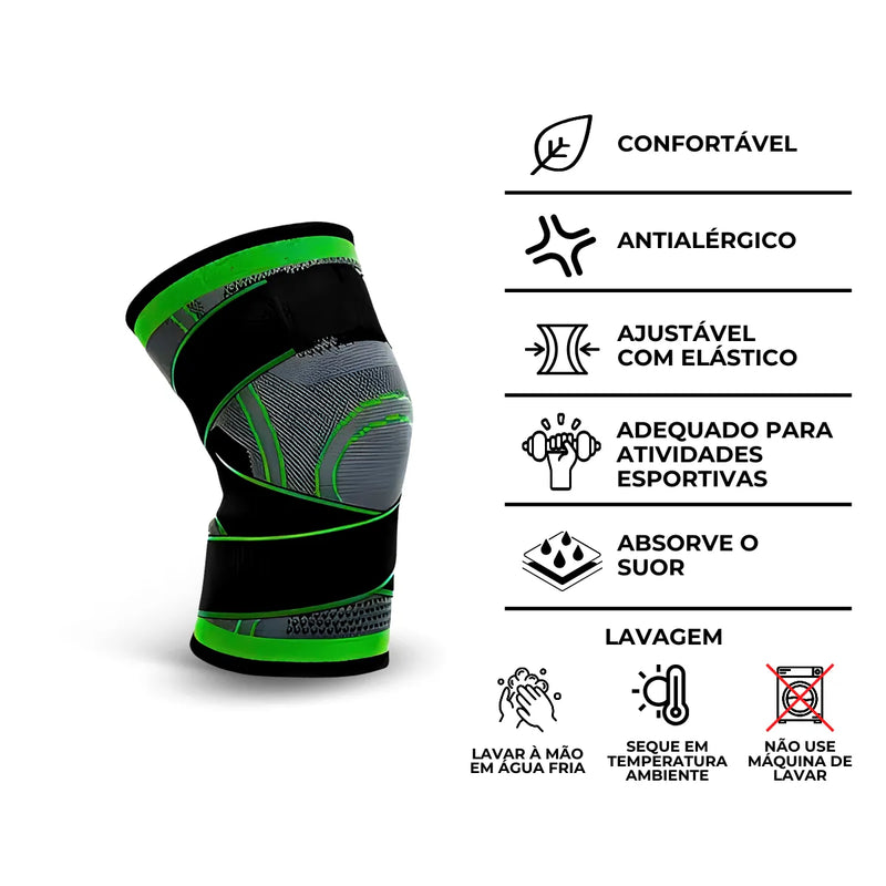 Joelheira com Velcro | Suporte e Compressão Unissex