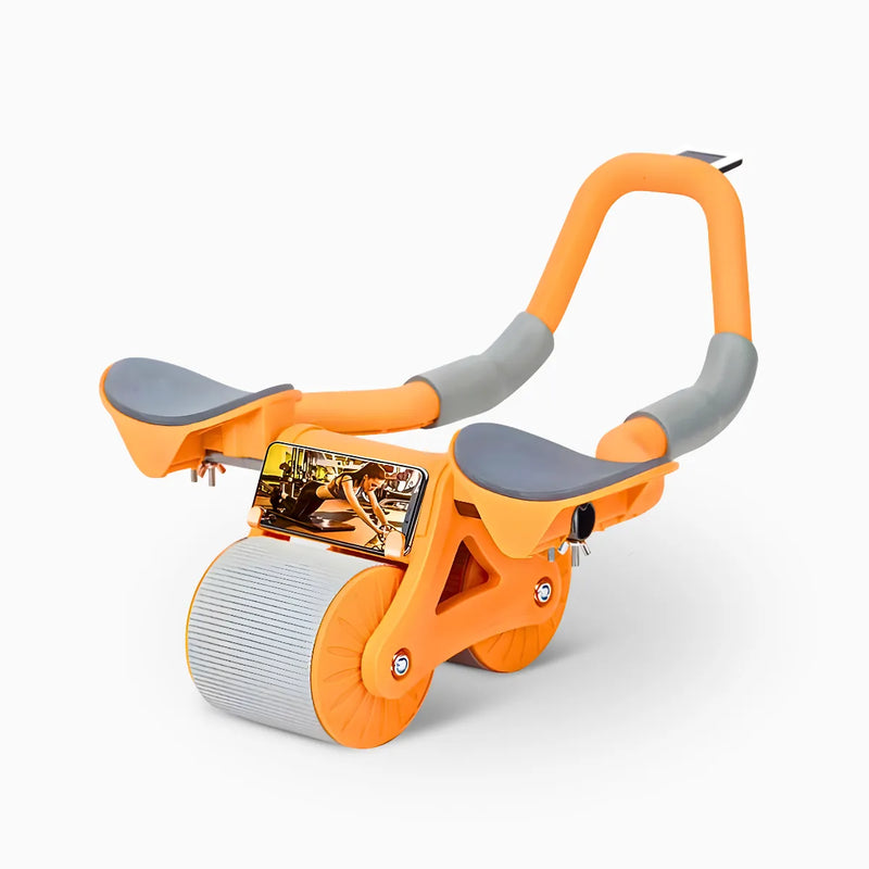 Roda Abdominal com Rebote | Ergonômica + Tapete