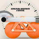 Roda Abdominal com Rebote | Ergonômica + Tapete