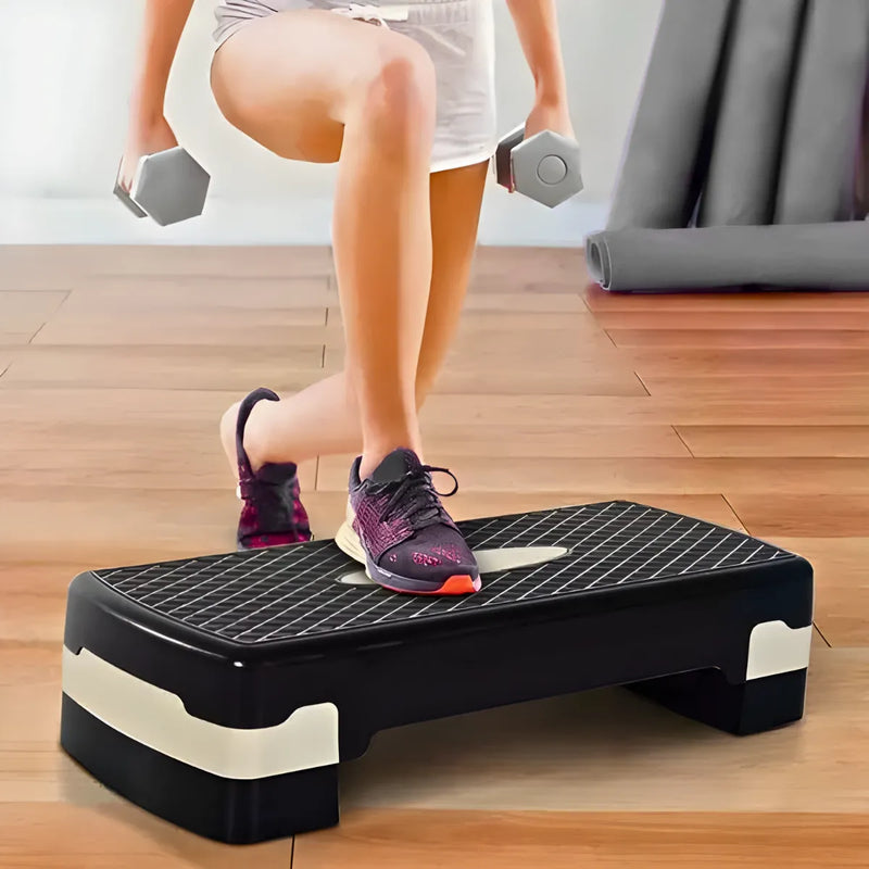 Step de Ginástica Ajustável | Suporta 200kg - 2 Alturas