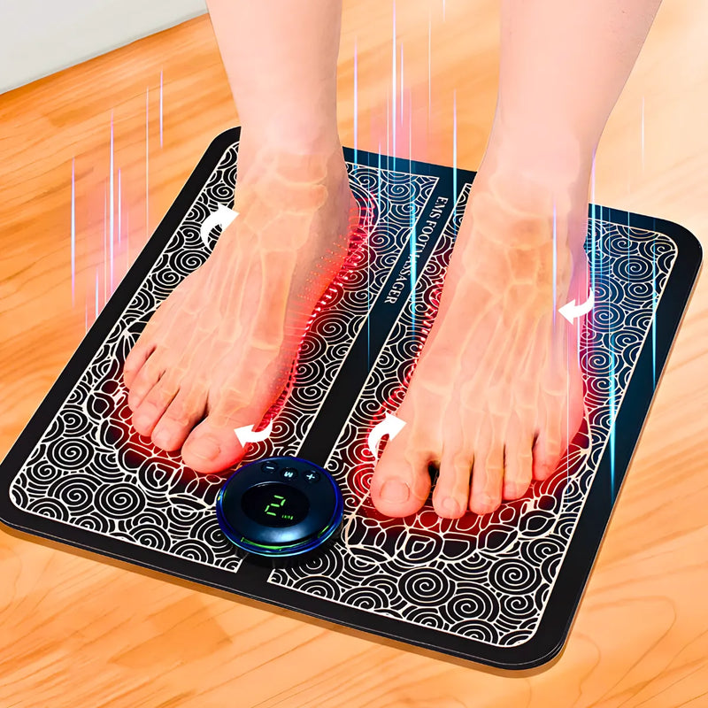 Massageador EMS para Pés | Alívio e Relaxamento