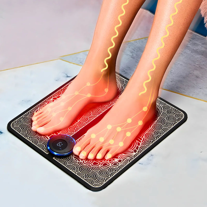 Massageador EMS para Pés | Alívio e Relaxamento