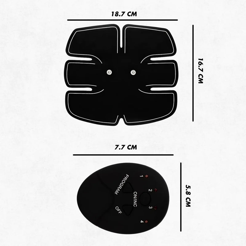 Cinta EMS Abdominal 6 Pack | 6 Modos + 9 Intensidades