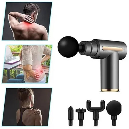 Pistola Massageadora KH-525 | 20 Níveis, 3h de Uso